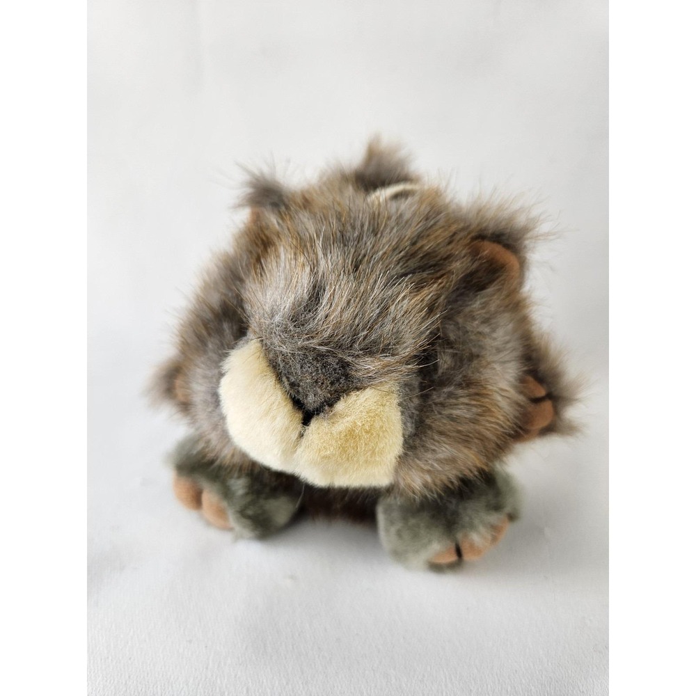 Swibco Puffkins Nutty Squirrel Plush 5" Stuffed Animal Gray Vintage 1997 #6609